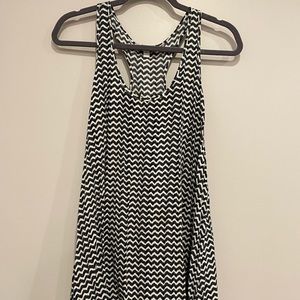 •2/$20• Cotton On Black & White Wavy Stripe A-Line Tent Dress